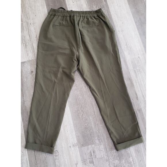 7th Avenue Design Studio New York & Company Olive Green Dress Pants / Slacks - Picture 3 of 7
